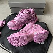 BALENCIAGA pink runner sneakers - 2