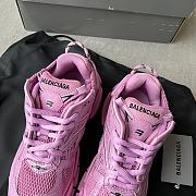 BALENCIAGA pink runner sneakers - 4