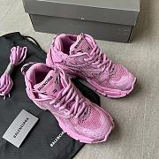 BALENCIAGA pink runner sneakers - 3