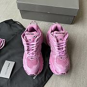 BALENCIAGA pink runner sneakers - 5