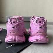 BALENCIAGA pink runner sneakers - 6