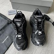 BALENCIAGA black runner sneakers - 3