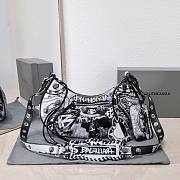 Balenciaga Le Cagole graffiti shoulder bag - 1