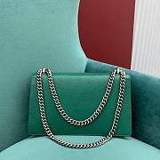 Gucci medium dionysus green leather bag  - 4