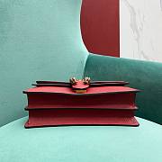 Gucci medium dionysus red leather bag - 6