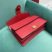 Gucci medium dionysus red leather bag - 3