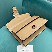 Gucci medium dionysus beige leather bag - 4