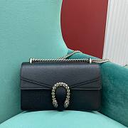 Gucci medium dionysus black leather bag - 1