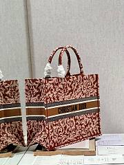 Dior Large Book Tote Pink Embroidery 41 Bag - 2