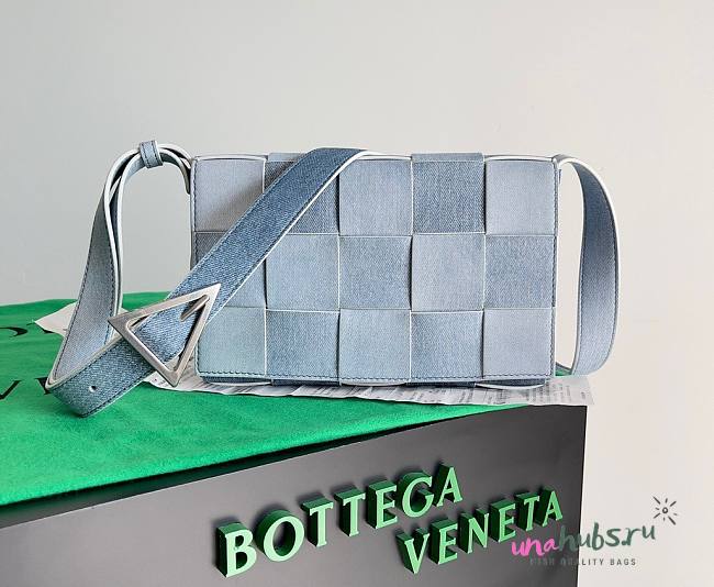 Bottega Veneta Denim Cassette Bag  - 1