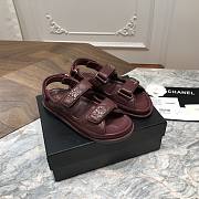 Chanel red sandals - 5