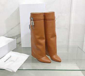 Givenchy Shark high brown boots