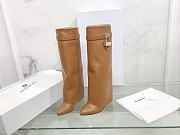 Givenchy Shark high brown boots - 3