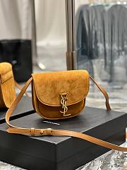 YSL Kaia small suede leather bag - 3