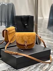 YSL Kaia small suede leather bag - 6