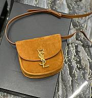 YSL Kaia small suede leather bag - 1