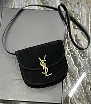 YSL Kaia small suede brown leather bag   - 1