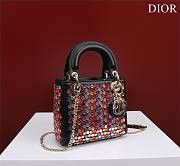 Dior Mesh embroided colorfull mini bag - 5