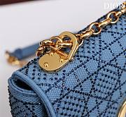 Dior Caro denim bag - 3