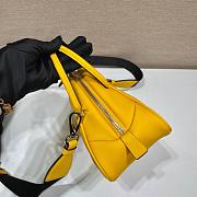 Prada Triangle Yellow Leather Bag - 6