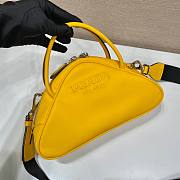 Prada Triangle Yellow Leather Bag - 5