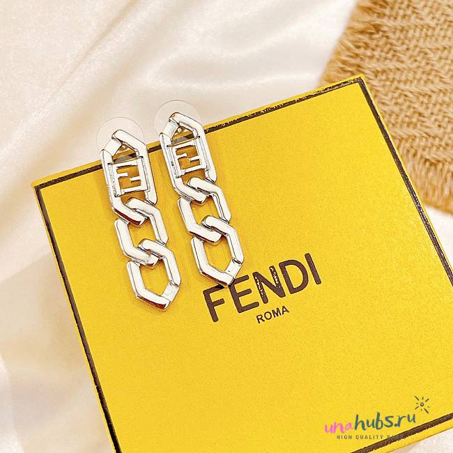 Fendi silver earings  - 1