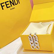 Fendi silver earings  - 4