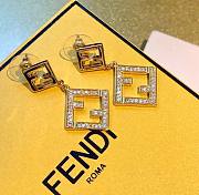 Fendi gold long earings  - 1