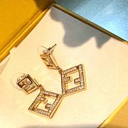 Fendi gold long earings  - 3