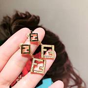 Fendi gold long earings  - 4