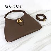 Gucci Aphrodite medium brown shoulder bag - 4