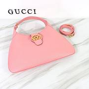 Gucci Aphrodite medium pink shoulder bag - 4