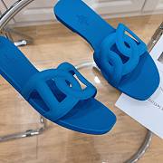 Hermes Aloha blue sandals - 2