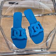 Hermes Aloha blue sandals - 5