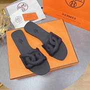 Hermes Aloha black sandals - 1