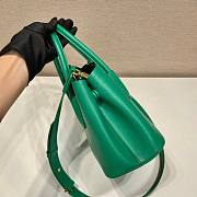 Prada Green Saffiano Leather Mini Galleria Tote Bag - 6