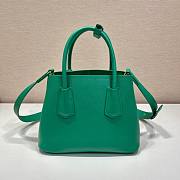 Prada Green Saffiano Leather Mini Galleria Tote Bag - 5