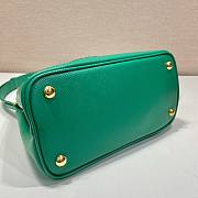 Prada Green Saffiano Leather Mini Galleria Tote Bag - 2