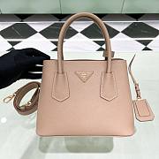 Prada Pink Saffiano Leather Mini Galleria Tote Bag - 1