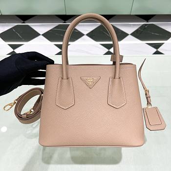 Prada Pink Saffiano Leather Mini Galleria Tote Bag