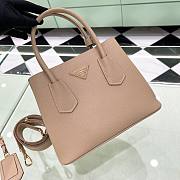 Prada Pink Saffiano Leather Mini Galleria Tote Bag - 5