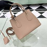 Prada Pink Saffiano Leather Mini Galleria Tote Bag - 2