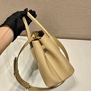 Prada Beige Saffiano Leather Mini Galleria Tote Bag - 6