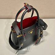 Prada Black Saffiano Leather Mini Galleria Tote Bag - 5