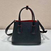 Prada Black Saffiano Leather Mini Galleria Tote Bag - 3