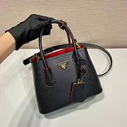 Prada Black Saffiano Leather Mini Galleria Tote Bag - 2