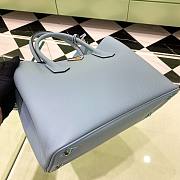 Prada Light Blue Saffiano Leather Small Galleria Tote Bag - 6