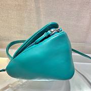 Prada Blue Triangular Padded Nappa Leather Crossbag - 6