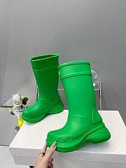 Balenciaga Green Crocs Boots - 2