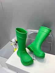 Balenciaga Green Crocs Boots - 3